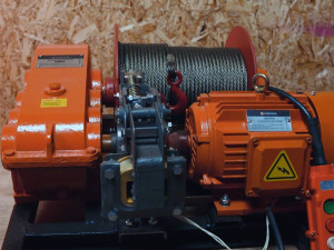 Лебедка электрическая СибТаль, модель JM, 1Т*120М (с канатом - фото 2