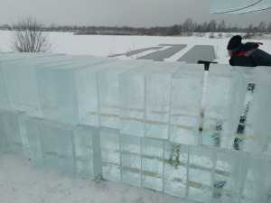 Лед, блоки льда для скульптур, лед строительный - фото 2