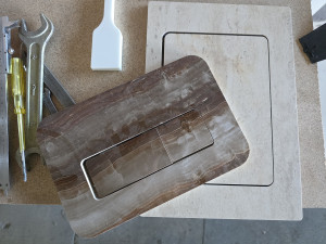 Резка плитки: отверстия, 45 градусов, вальцовка в Новосибирске