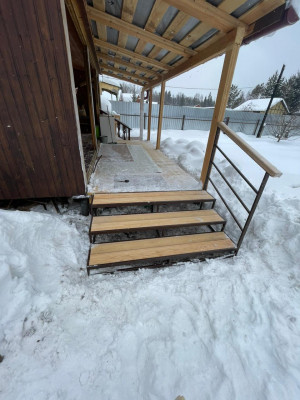 Крыльцо на металлокаркасе от произволдителя - фото 2