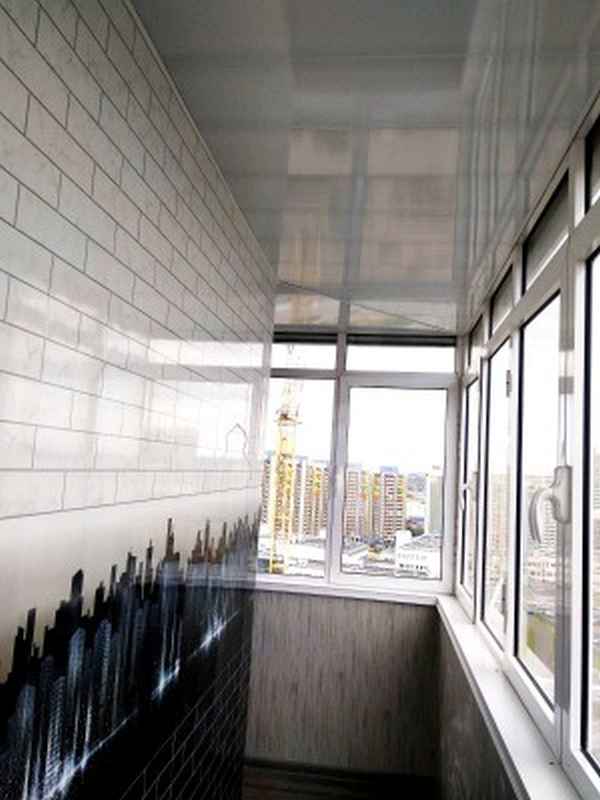 Отделка балкона вагонкой, панелями. Утепление в Красноярск - фото 3