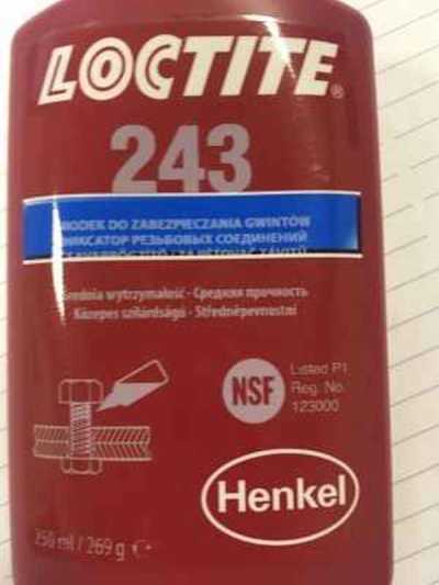 Резьбовой фиксатор Loctite 243 - фото 2