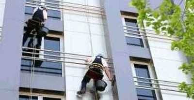 Помывка окон и фасадов. Промышленный альпинизм - фото 2