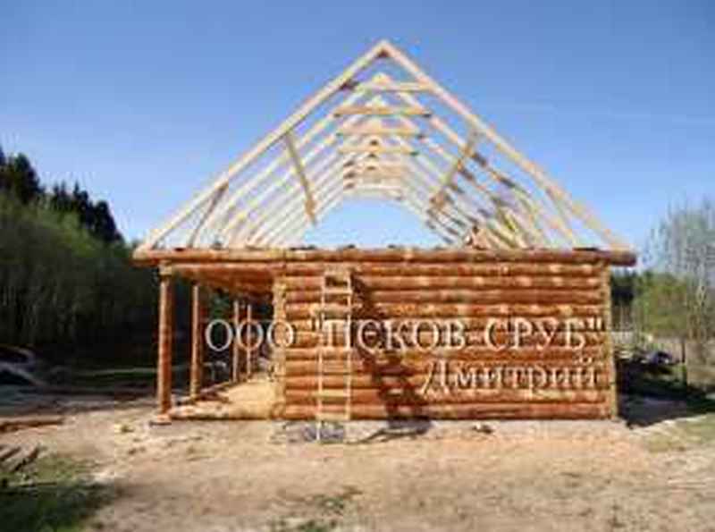 Сруб дома 6х8+2 вынос - фото 2